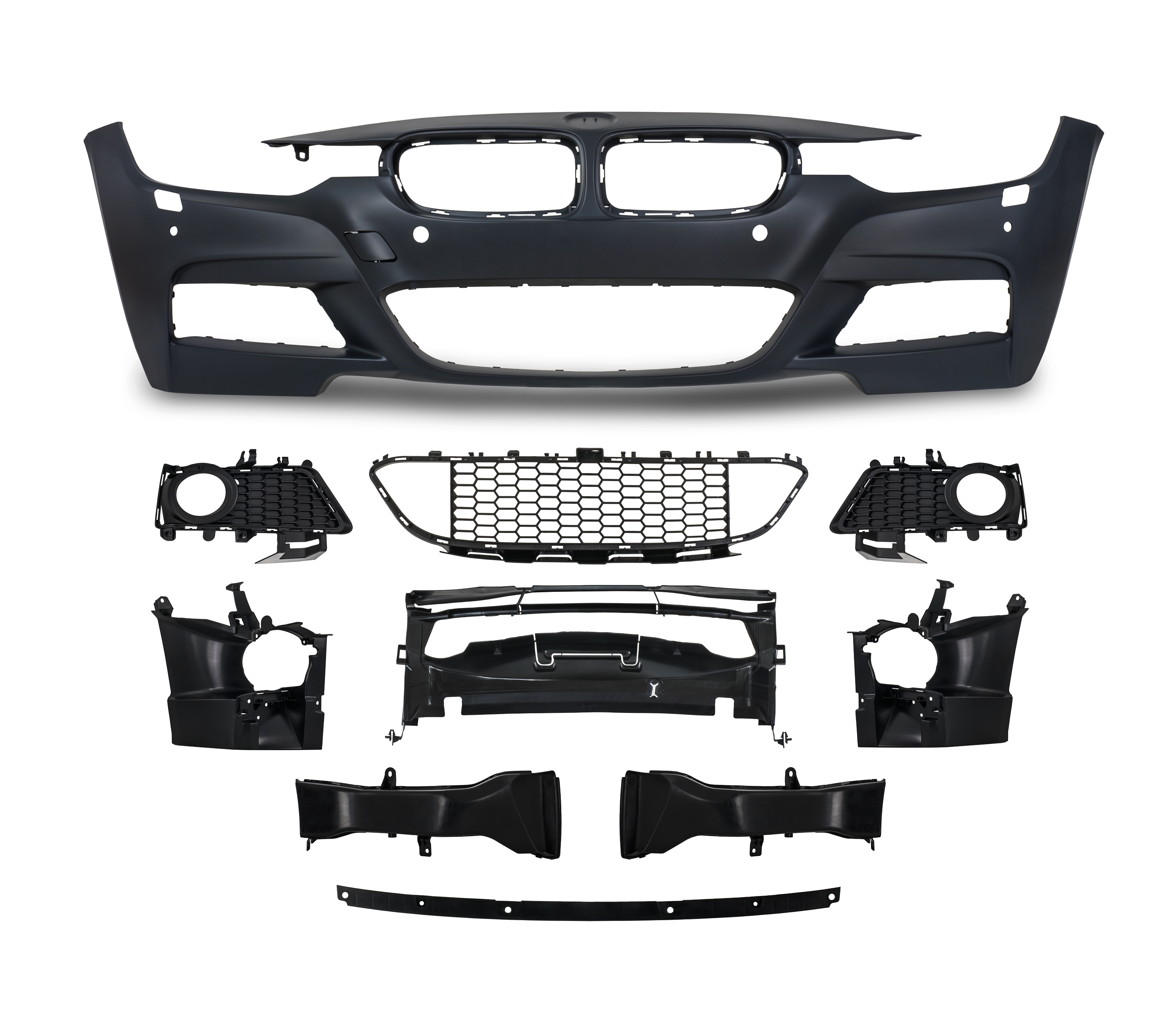 Jom Forkofanger Sports Design Til Bmw   Serie F30 Lci Med Pdc Huller Og Hcs  årgang 05 2015-