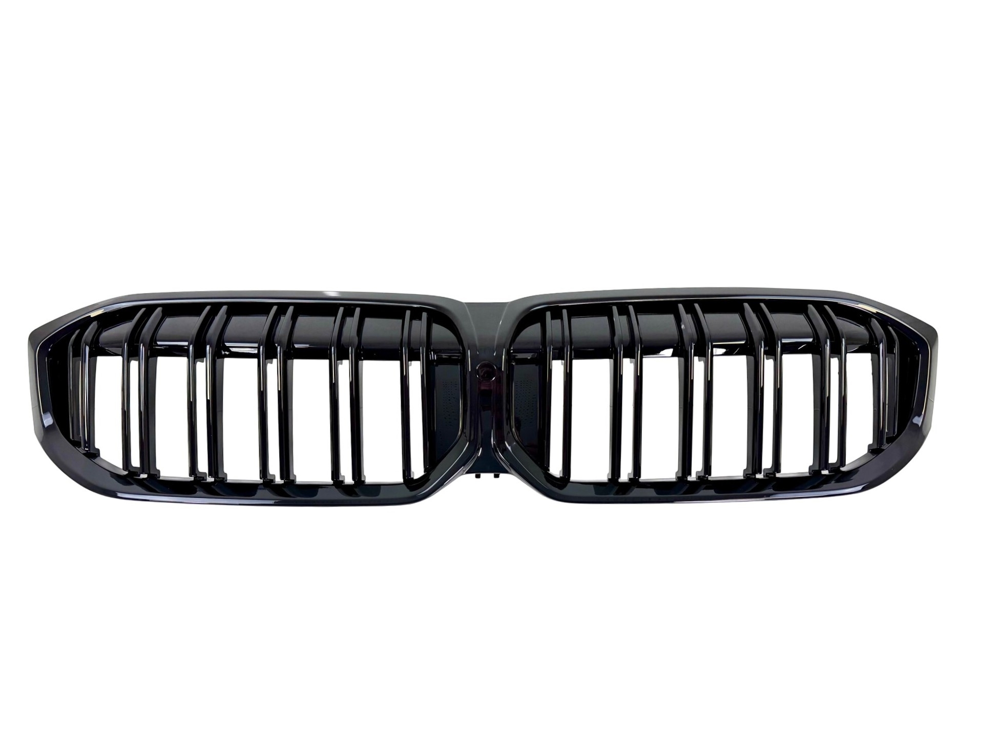 Jom Frontgrill Dobbelt Ribbe Højglans Sort Til Bmw   Serie G20 G21 Lci  07 2022-