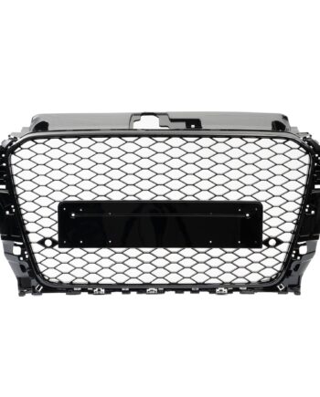 Jom Frontgrill Honeycomb   Blank Sort Til Audi A3 8v årgang 2012-2016