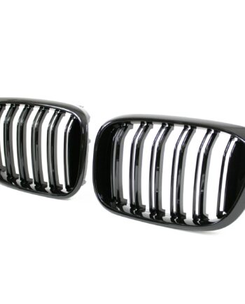 Jom Frontgrill Med Dobbelt Ribbe   Blank Sort Til Bmw X3  G01  2017-