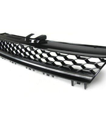 Jom Frontgrill Med Honeycomb Gitter   Sort Krom Til Vw Golf   årgang 08 2012- Uden Logo