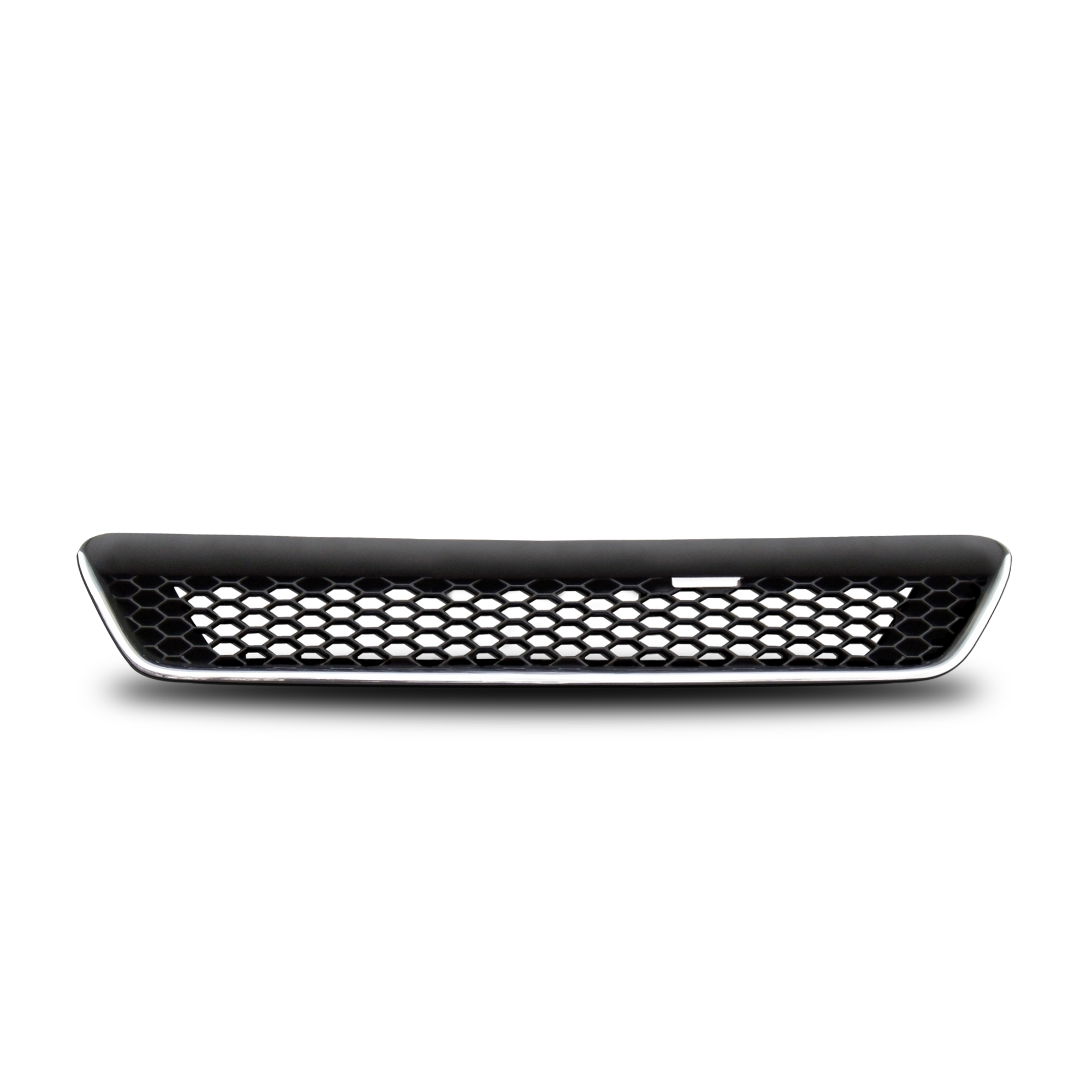 Jom Frontgrill Sports Look Med Diamant Look   Blank Sort Krom Til Opel Astra   Uden Logo