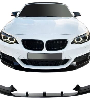 Jom Frontspoiler   Performance-look   -delt  Sort Højglans Til Bmw   Serie F22 F2  årgang 2013-2020