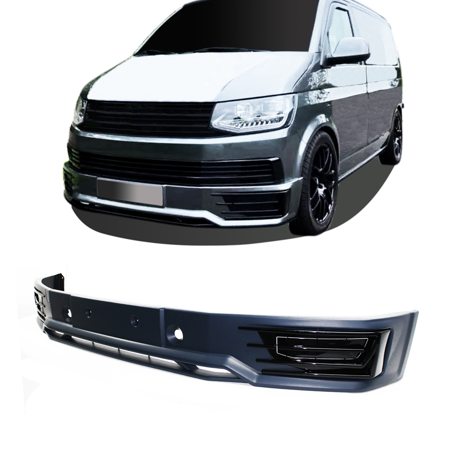 Jom Frontspoiler   Splitter Til Vw T6  20152019