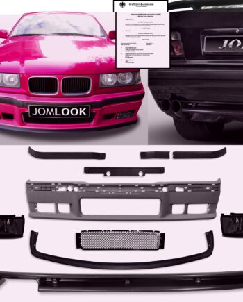 Jom Kofanger Kit Inkl  Røgfarvet Tågelygter   Hækskørte Til Bmw  -serie E36 Sedan  Coupé   Cabriolet