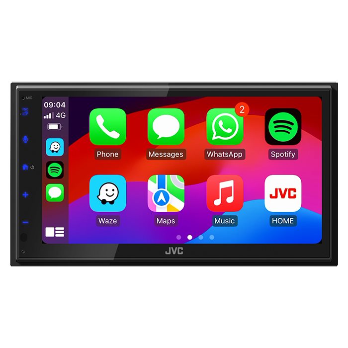 Jvc Autoradio Kw-m593bt  -din Radio Med Carplay Og Android Auto