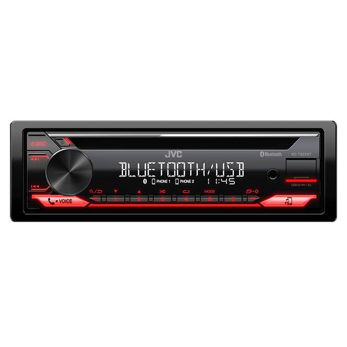 Jvc Kd-t822bt Autoradio Cd Rds Turner Og Bluetooth