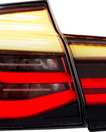 Led Baglygter Med Dynamisk Led Blink  Røgfarvet Til Bmw F30   Serie  Sedan  årgang 2011-2019
