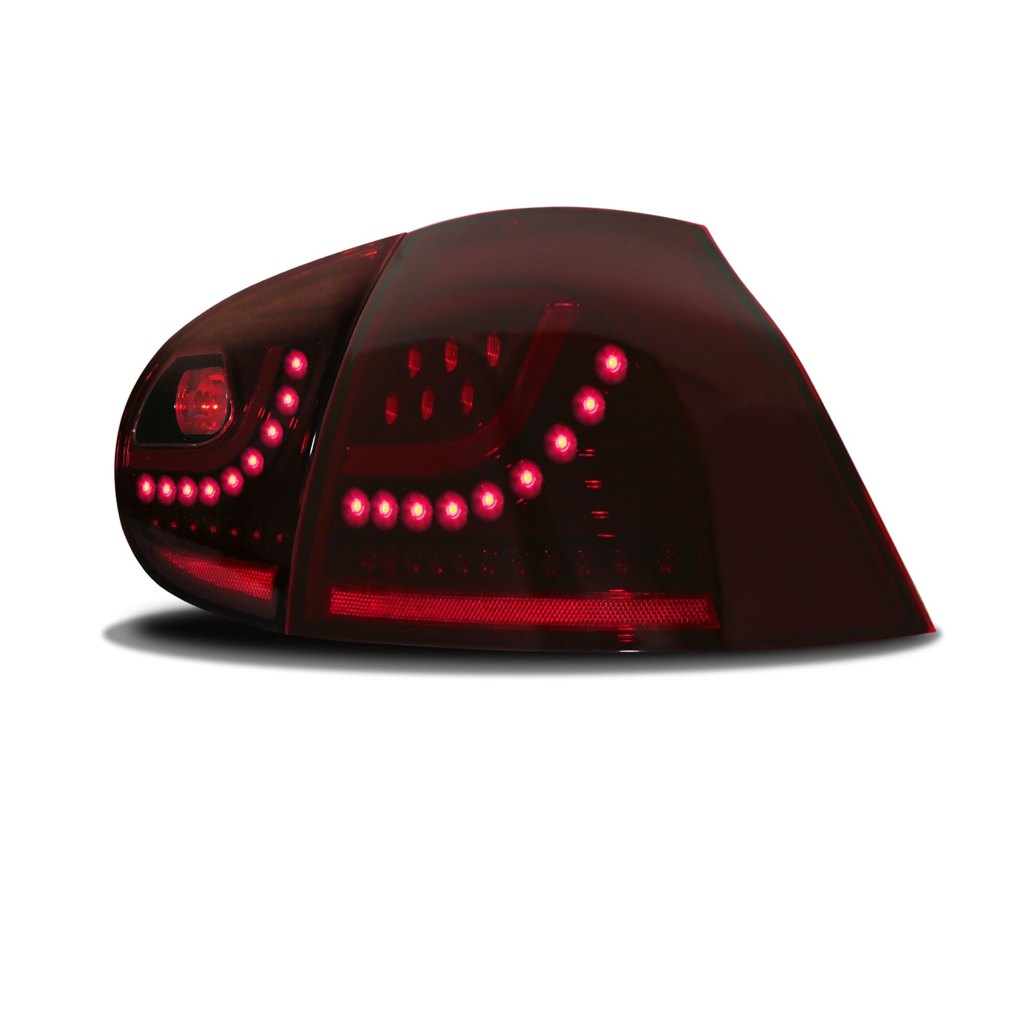 Led Baglygter Mørk Rød Til Vw Golf   årgang 2003-2008
