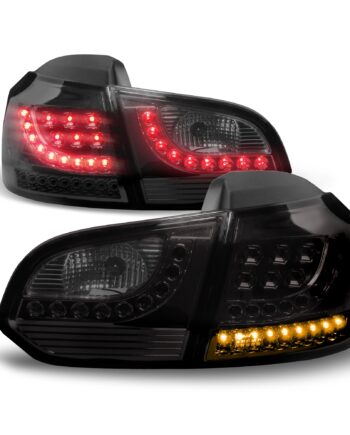 Led Baglygter Mørk Sort Til Vw Golf   årgang 2008-2012