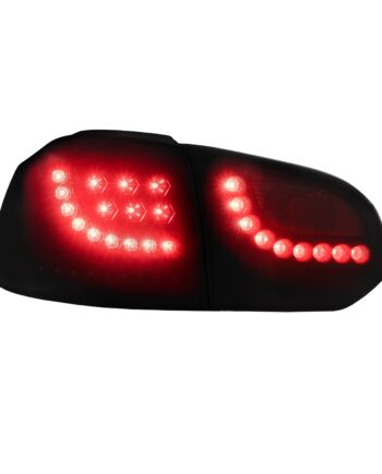 Led Baglygter Mørk Sort Til Vw Golf   årgang 2008-2012 Dynamisk