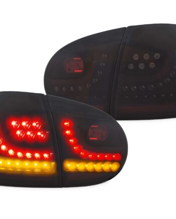 Led Baglygter Mørk Sort Til Vw Golf   årgang 2003-2008 Dynamisk