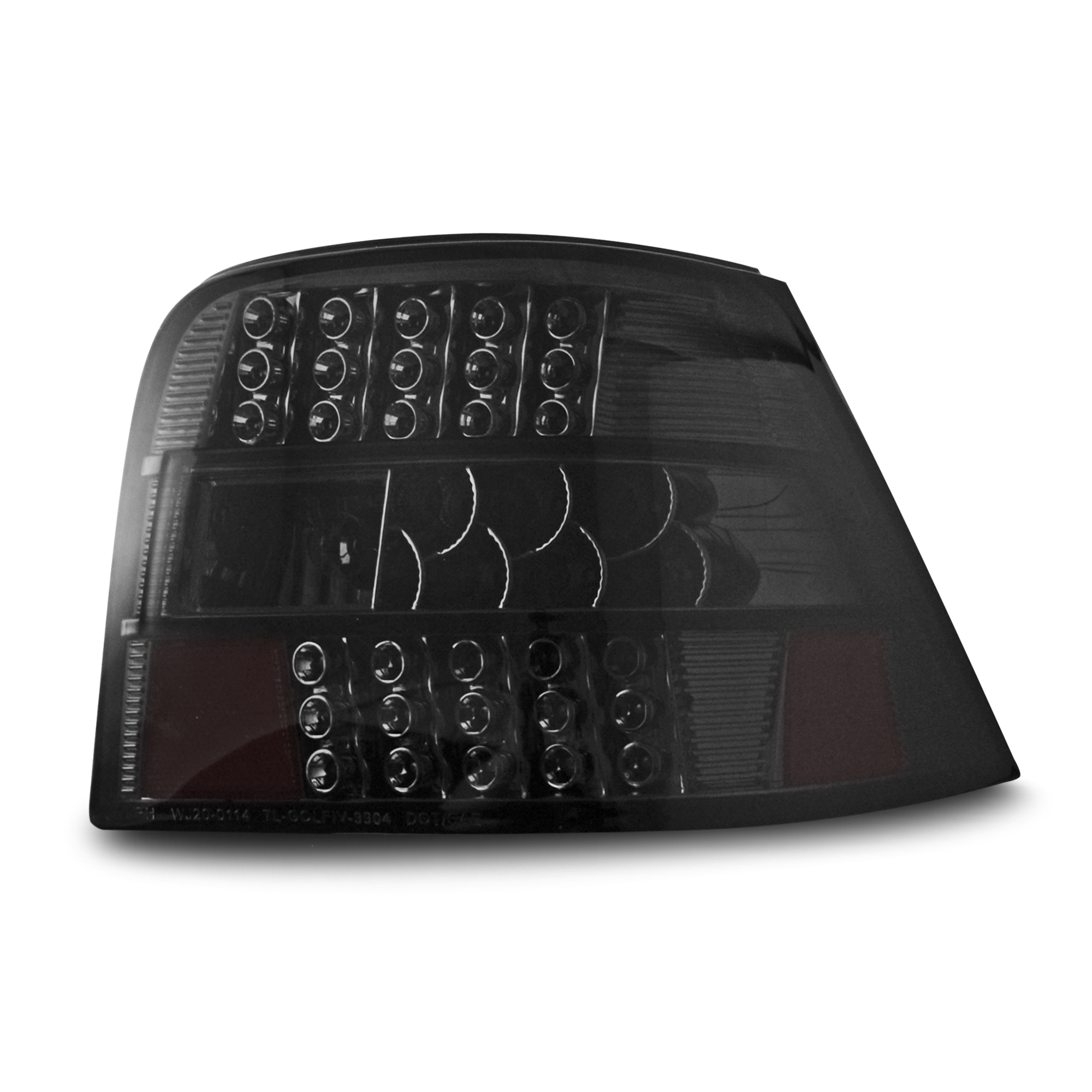 Led Baglygter Mørk Sort Til Vw Golf   årgang 1997-2003