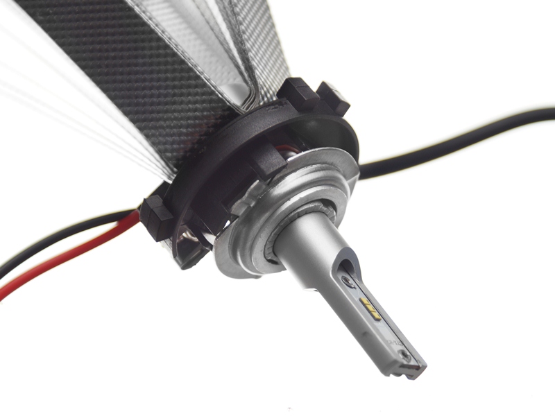 Led Forlygte Kit Adapter H7 L16