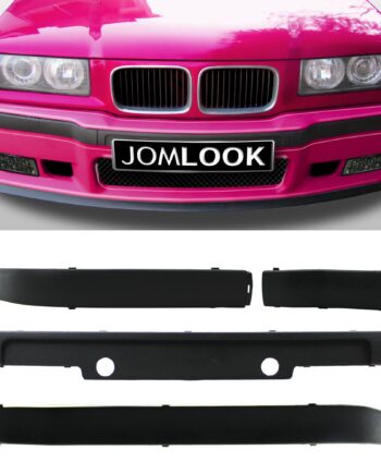 Listesæt  -delt  Forreste Lister Sort    Dele Bmw   Serie Limo Touring Coupé Cabrio    M3   Kofanger
