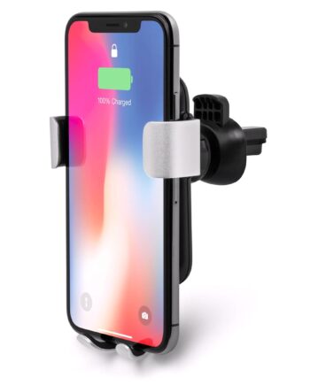 Mobilline  Lux Mobilholder Til Luftdyse Med Trådløs Opladning Sort