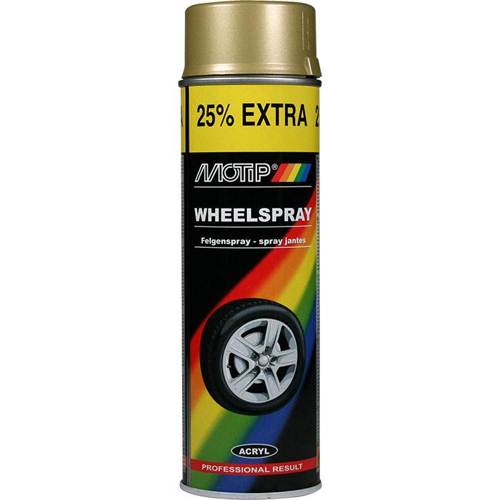 Motip Fælgspray Guld 500 Ml