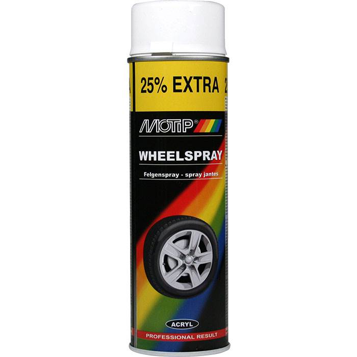 Motip Fælgspray Hvid 500 Ml