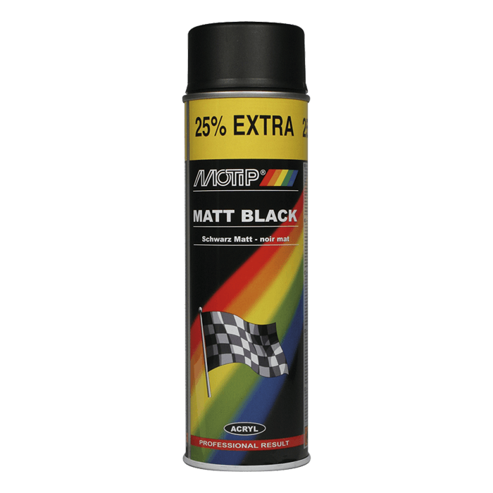 Motip Universallak Sort Mat 500 Ml