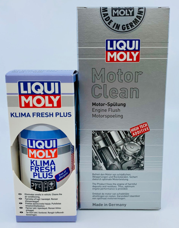 Motor   Kabine Rense Pakke  Består Af   Produkter  Begge Fra Liqui Moly