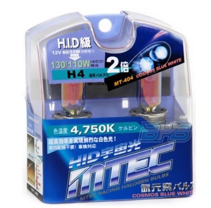 Mtec Cosmos Blue Pærer H4    Stk