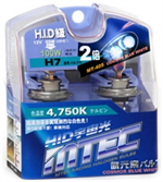 Mtec Cosmos Blue Pærer H7    Stk