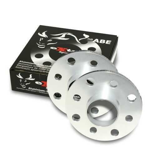 Njt Exstrem Spacer Sæt 20 Mm 4x100   4x108  57 1mm Audi Bmw Seat Skoda Vw