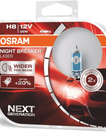 Osram Night Breaker Laser H8 Pærer  150  Mere Lys    Stk  Pakke