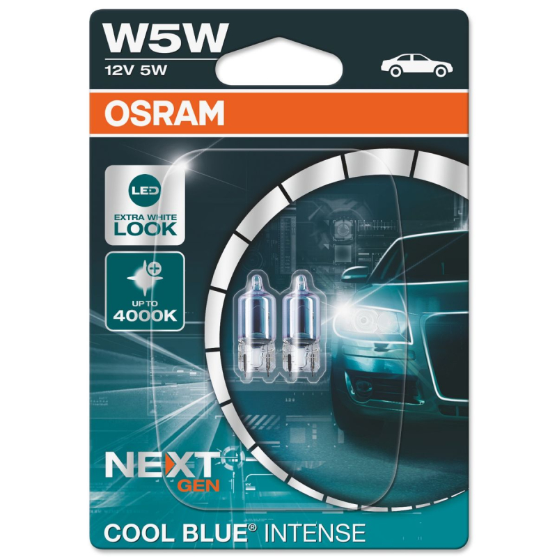 Osram W5w Cool Blue Intense Next Gen Pærer Sæt    Stk  Pak