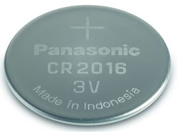 Panasonic Cr2016el 6bp Knapcelle Batteri   Stk