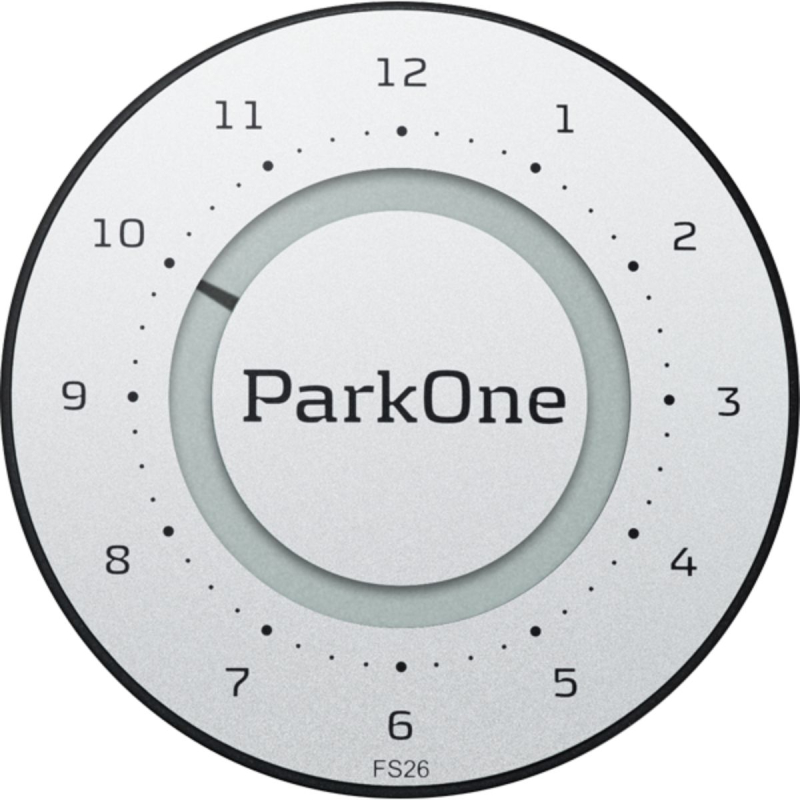 Parkone   Parkerings Ur  Titanium Silver  Fs26  Fra Needit