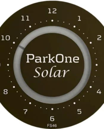 Parkone Solar Parkerings Ur  Black Sort  Fs46  Fra Needit