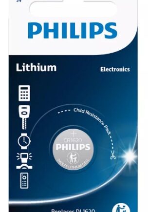 Philips Cr1620 Knapcelle Batteri   Stk