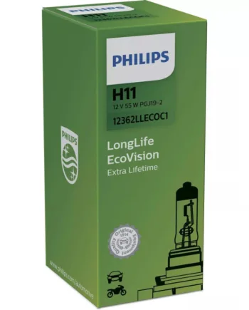Philips H11 Longlife Ecovision Pære Med Op Til 4x Længere Levetid