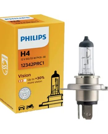 Philips H4 Pære Vision Premium  30  Mer Lys