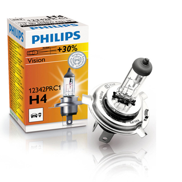 Philips H4 Vision 12v 60 55w P43t-38   Stk