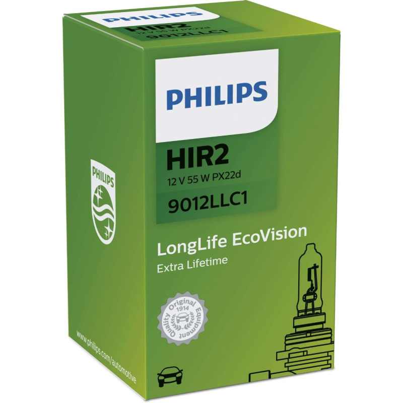 Philips Hir2 Longlife Ecovision Pære Med Op Til 4x Længere Levetid