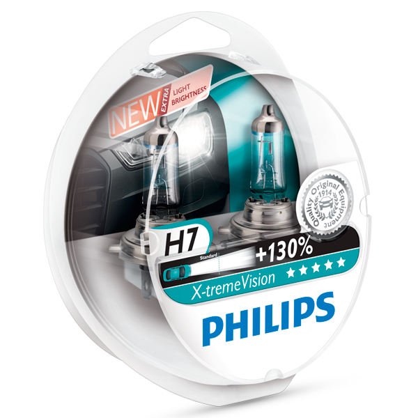 Philips  -treme Vision Pærer H7    Stk