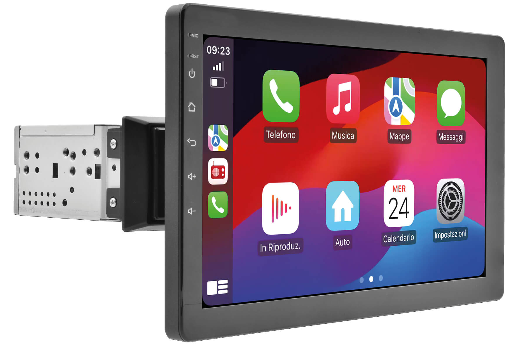 Phonocar 10 Quot   -din Android Media Center Med Trådløs Apple Carplay Og Android Auto