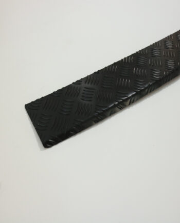 Rear Bumper Sill Cover  Black Anodized  Aluminium