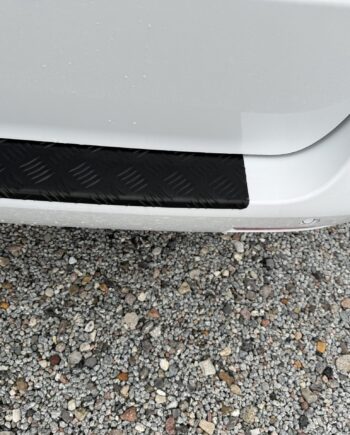 Rear Bumper Sill Cover  Black Anodized  Aluminium