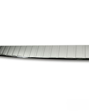 Rear Bumper Sill Cover   Steel   Black Chrome