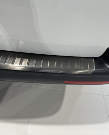 Rear Bumper Sill Cover   Steel  Black-brushed   Barn Door
