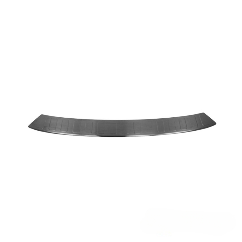Rear Bumper Sill Cover Steel Black-brushed L3