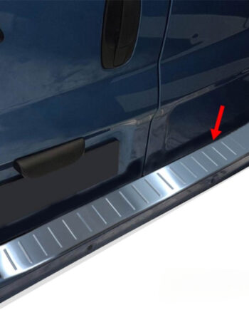 Rear Bumper Sill Cover   Steel  Brushed