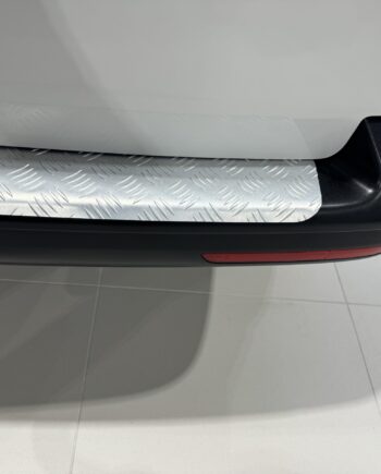 Rear Bumper Sill Cover  Silver Anodized  Aluminium  Barn Door