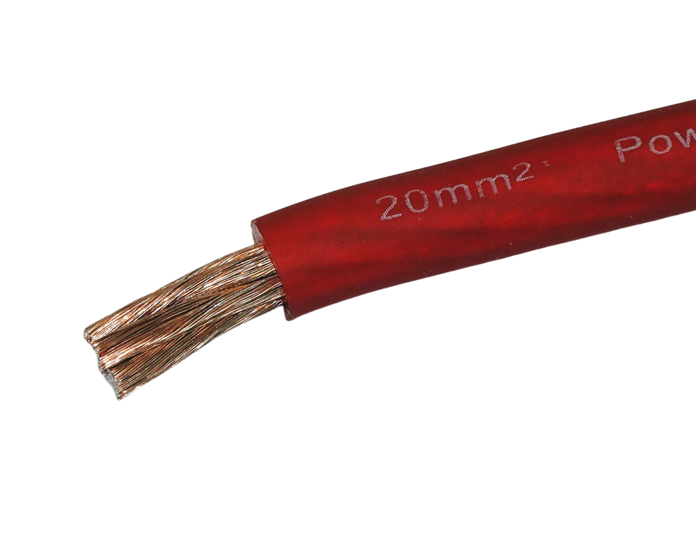 Rød Strømkabel 20 Kv -  Meter