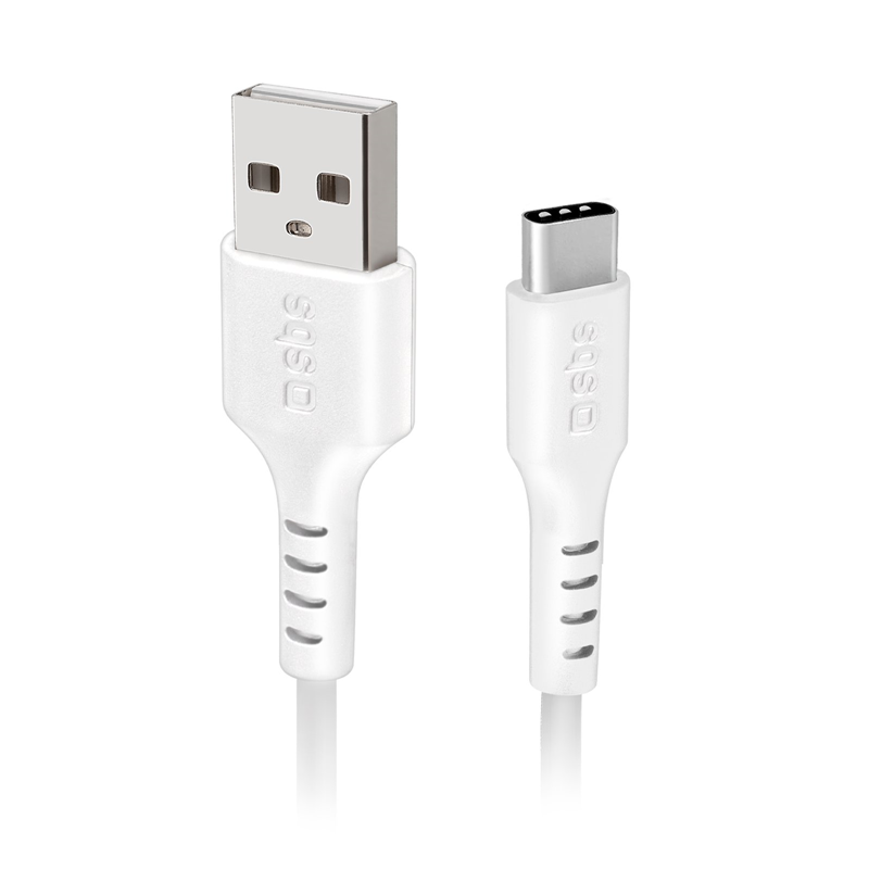 Sbs Data- Og Opladningskabel Usb     Usb       Meter Hvid