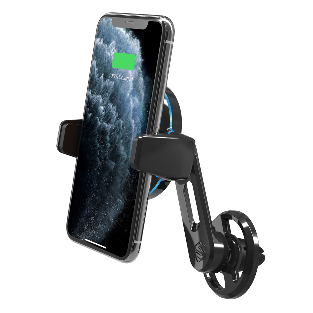 Scosche Magicgrip Vent  Qi Trådløs Opladning Til Bil Luftdyse