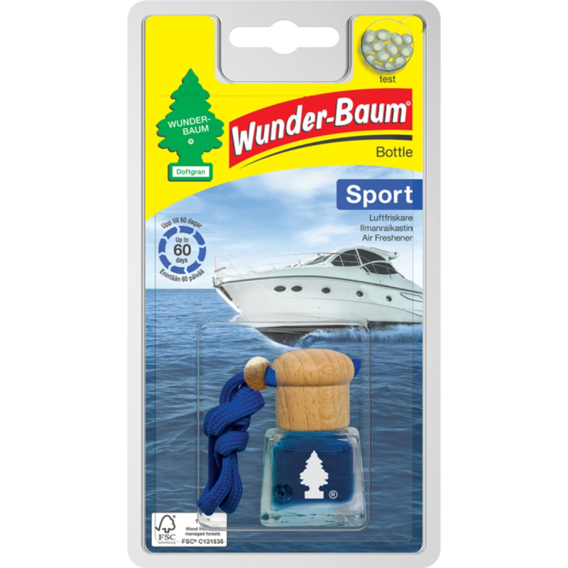 Sport Luft Frisker Flaske   Air Freshener Bottle Fra Wunderbaum